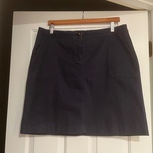 Boden navy cargo skirt